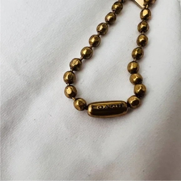 Coach Rexy And Carriage Hangtag Leather, Deep Red/ Oxblood - Picture 6 of 8